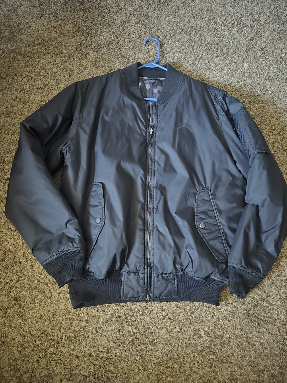 Jordan Black Bomber Jacket for Men